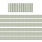 Classroom Cottage Sage Green Stripes Straight Border Trim, 35 Feet Per Pack, 6 Packs